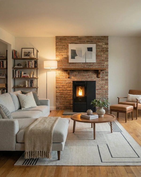 Elcofire Kiva Slimline freestanding